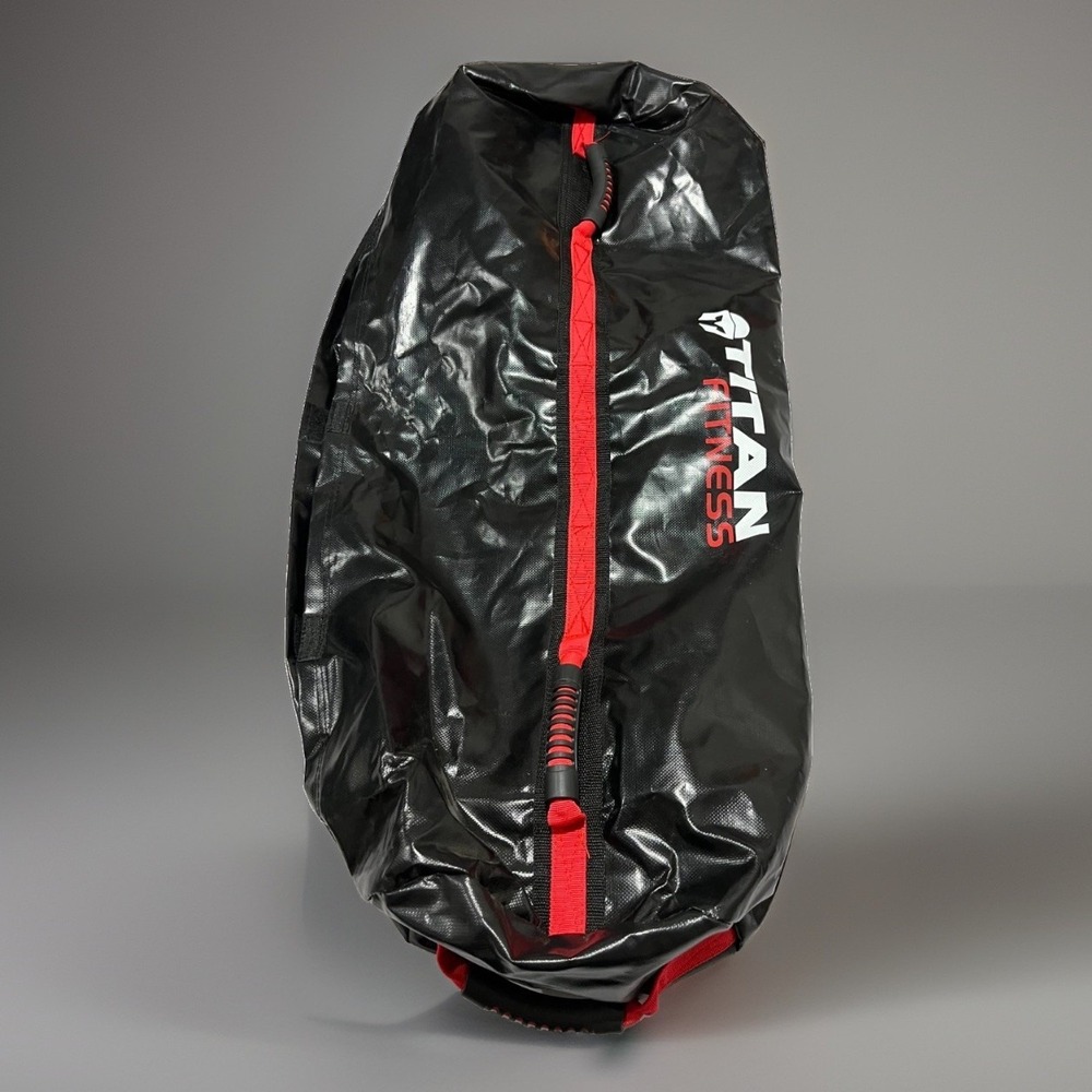 Titan Fitness Black Scratch and Dent 80 lb Heavy-Duty Weight Training Sandbag